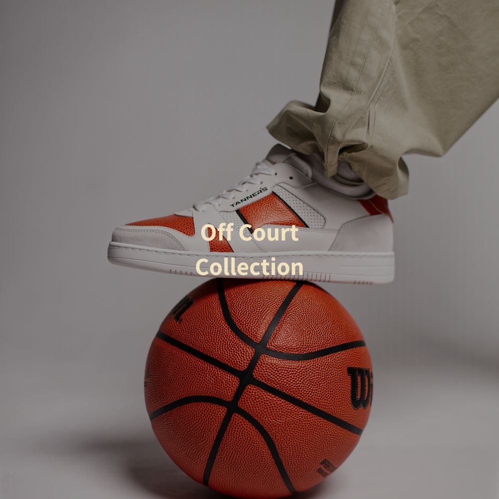 Off Court Sneaker Tanners with Basketball